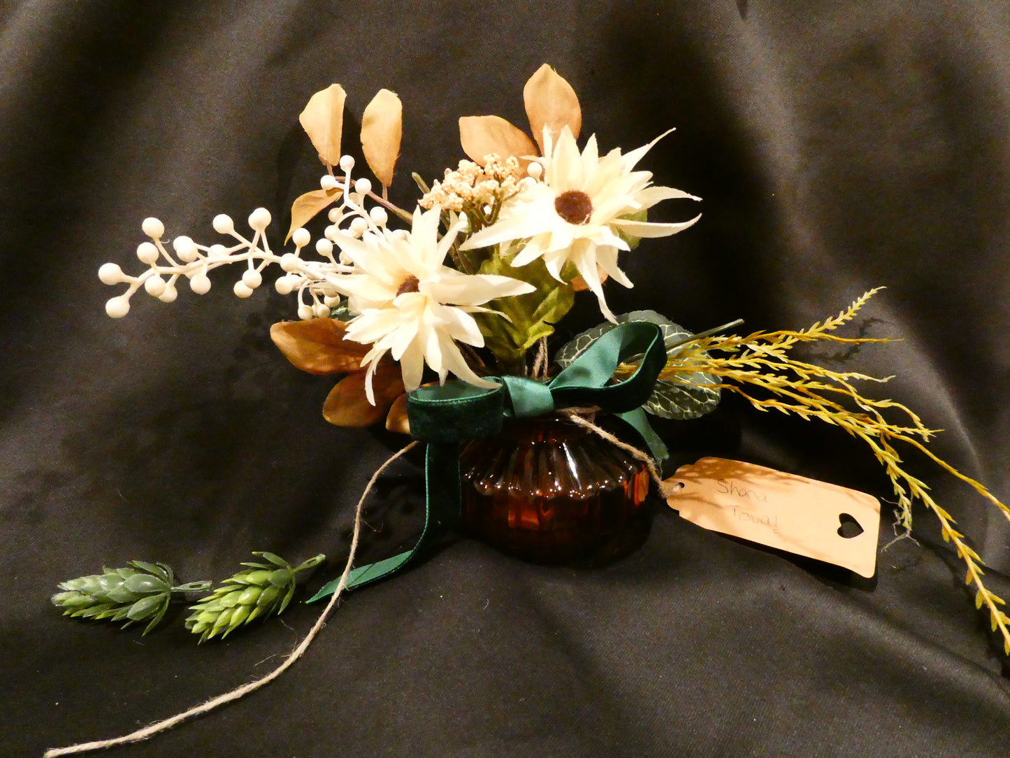 Lux Floral Arrangement with Gourmet Goodies- Mid Size
