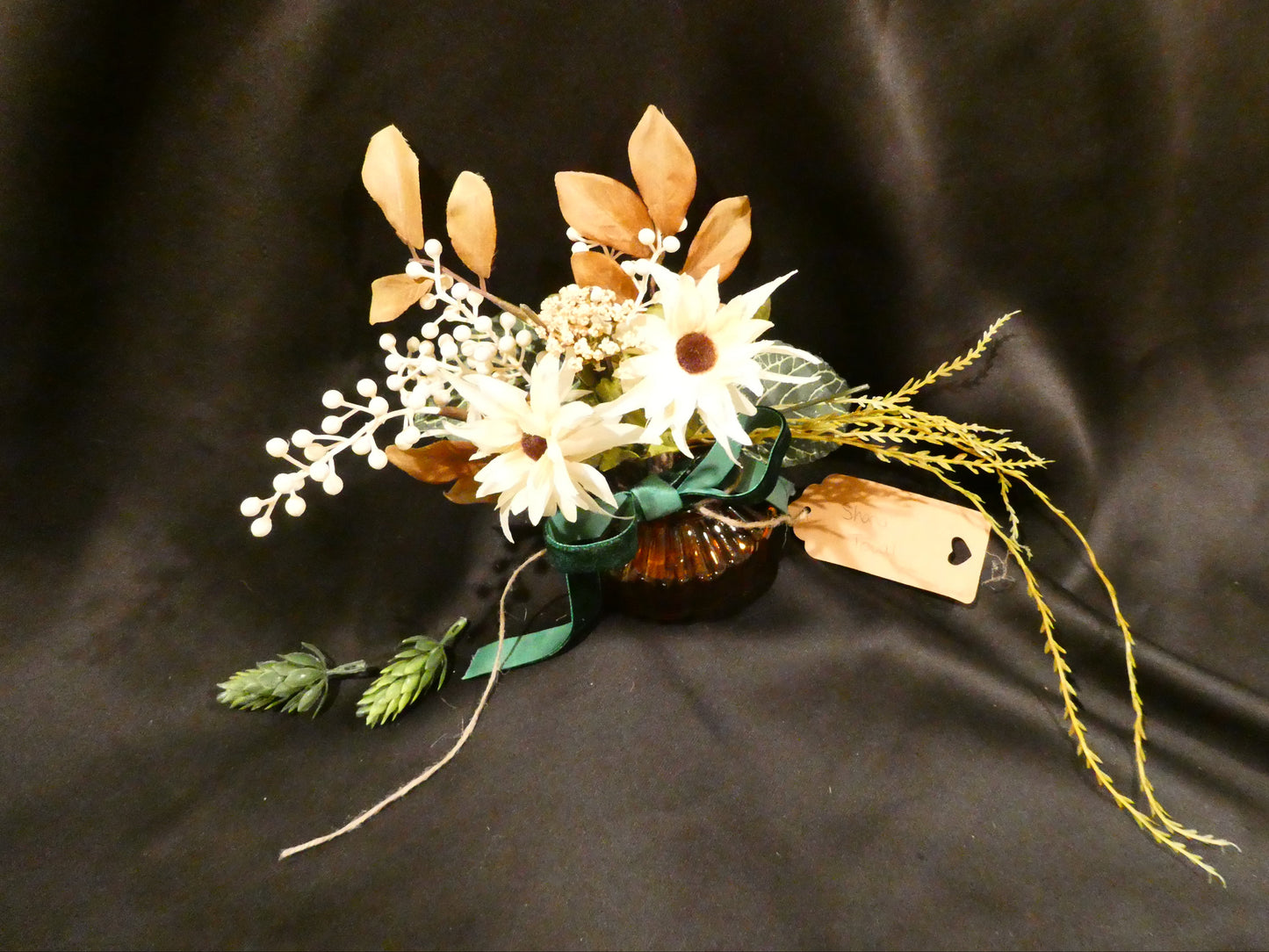 Small Floral Arrangement Wishes with Gourmet Goodies