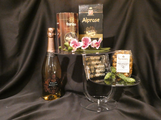 Lucite two tier Cake Stand