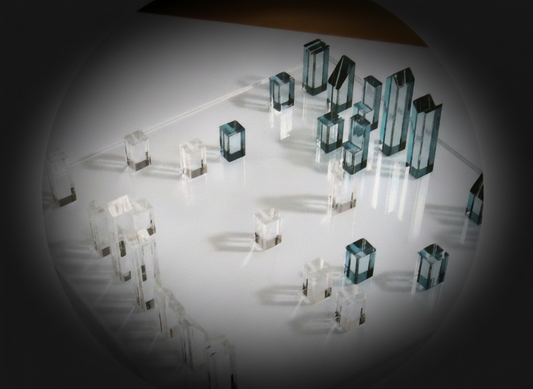 Modern Acrylic Chess Game
