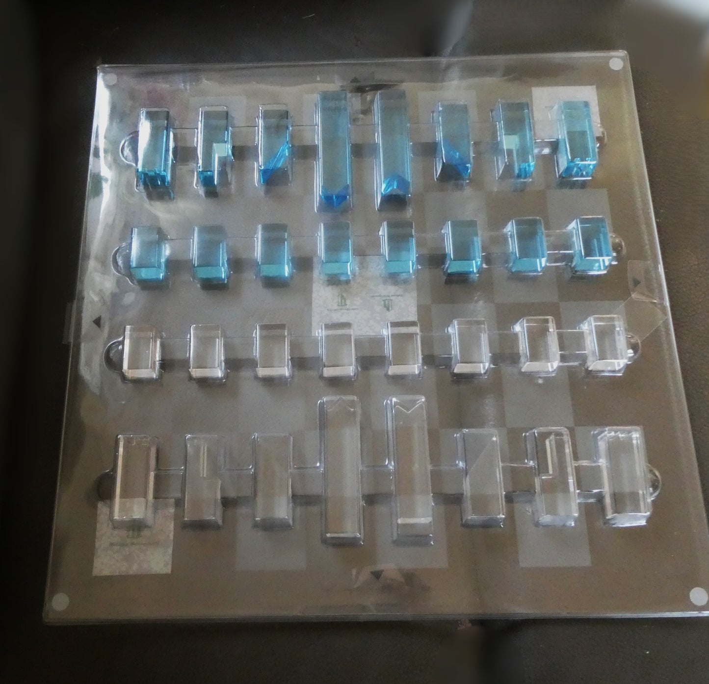 Modern Acrylic Chess Game