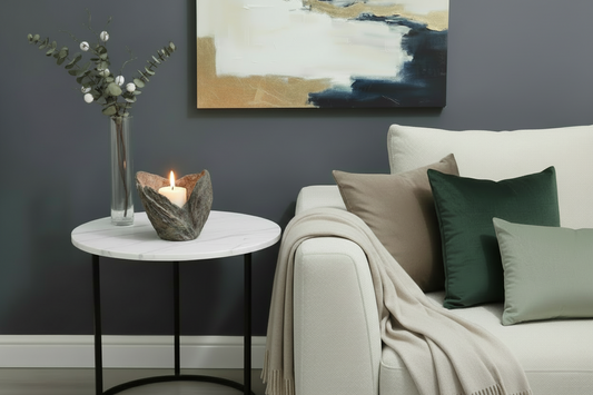 Driftwood Candle Statement Decor