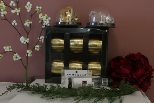 Metallic Napkin Rings Set