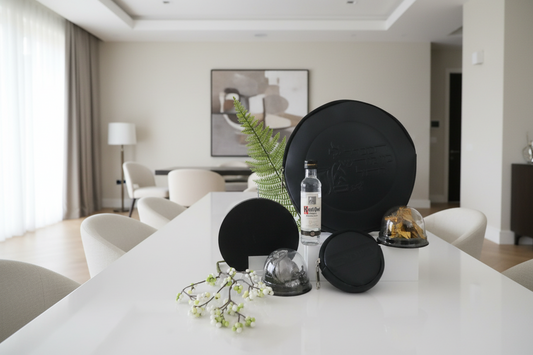 Blue Leather Havdalah Set